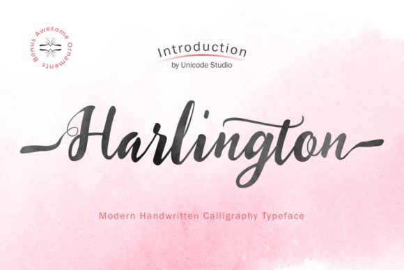 Harlington Font - Featured Image