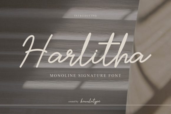 Harlitha Font - Featured Image
