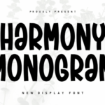 Harmony Monogram Font - Featured Image