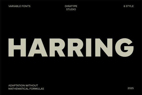 Harring Family Font - Featured Image