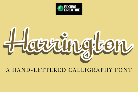 Harrington Font - Featured Image
