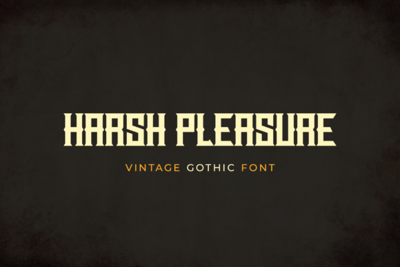 Harsh Pleasure Font - Featured Image