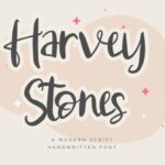 Harvey Stones Font - Featured Image