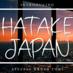 Hatake Japan Font - Featured Image