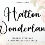 Hatton Wonderland Font - Featured Image
