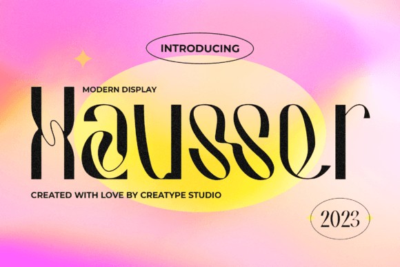 Hausser Modern Display Font - Featured Image