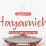 Hayamichi Font - Featured Image