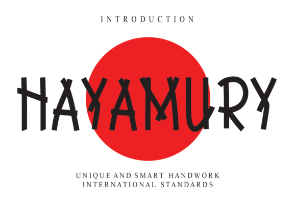 Hayamury Font - Featured Image