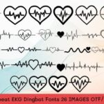 Heart Beat Ekg Font - Featured Image