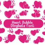 Heart Bubble Font - Featured Image
