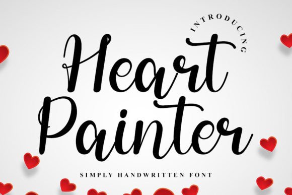Heart Painter Font - Featured Image