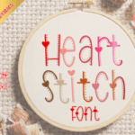Heart Stitch Font - Featured Image