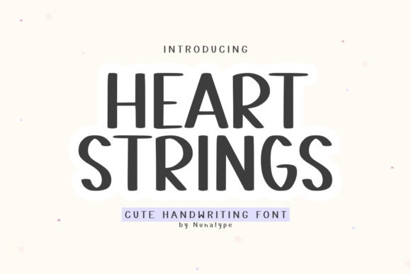 Heart Strings Font - Featured Image