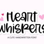 Heart Whispers Font - Featured Image