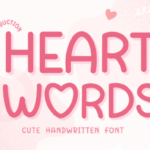 Heart Words Font - Featured Image
