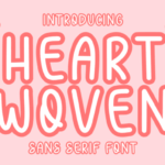 Heart Woven Font - Featured Image