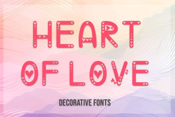 Heart of Love Font - Featured Image