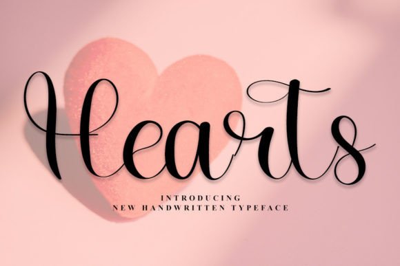 Hearts Font - Featured Image