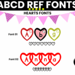 Hearts Font - Featured Image