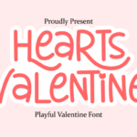 Hearts Valentine Font - Featured Image