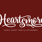 Heartsmore Font - Featured Image