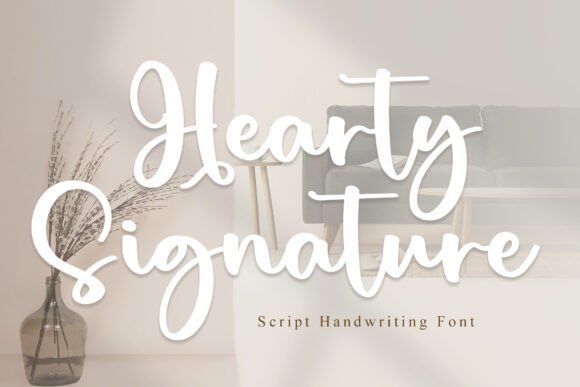 Hearty Signature Font - Featured Image