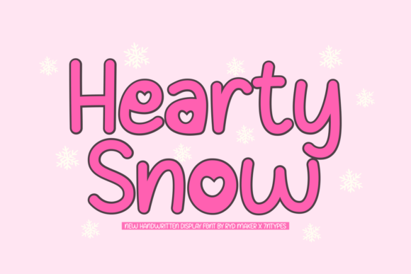 Hearty Snow Font - Featured Image