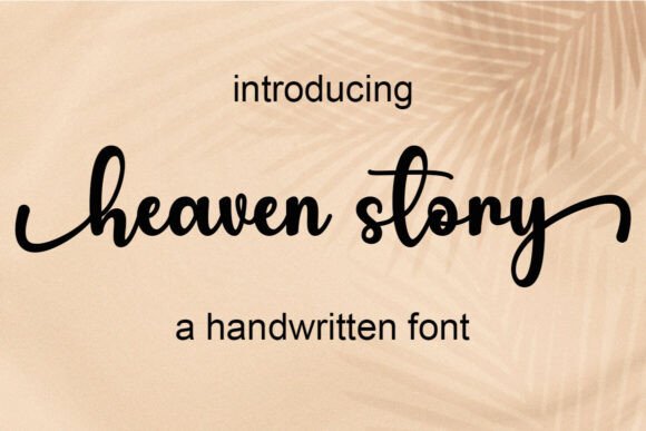 Heaven Story Font - Featured Image