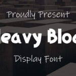 Heavy Block Font - Featured Image