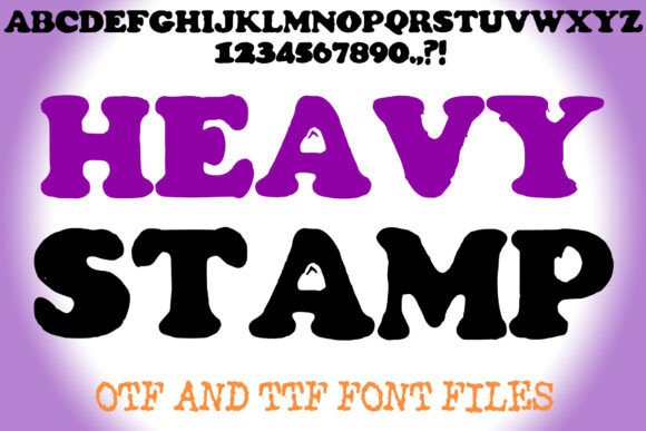 Heavy Stamp Font - Featured Image