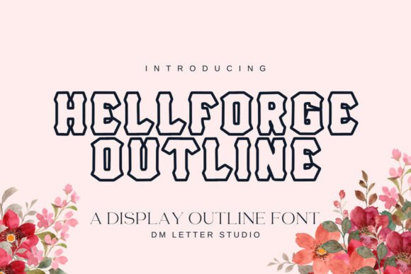 Hell Forge Outline Font - Featured Image
