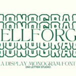 Hell Forge Stacked Monogram Font - Featured Image