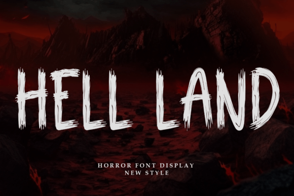 Hell Land Font - Featured Image