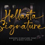 Hellasta Signature Font - Featured Image