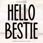 Hello Bestie Font - Featured Image