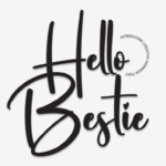 Hello Bestie Font - Featured Image