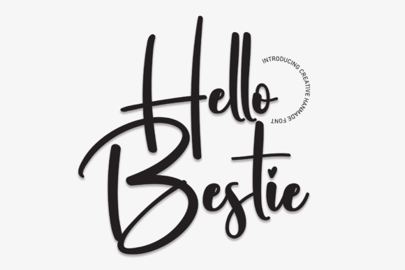 Hello Bestie Font - Featured Image