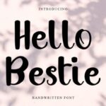 Hello Bestie Font - Featured Image