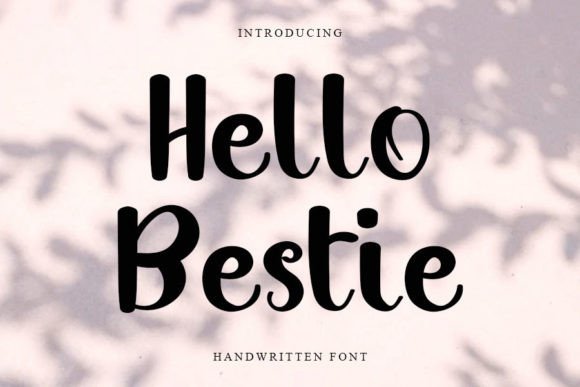 Hello Bestie Font - Featured Image