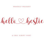 Hello Bestie Font - Featured Image