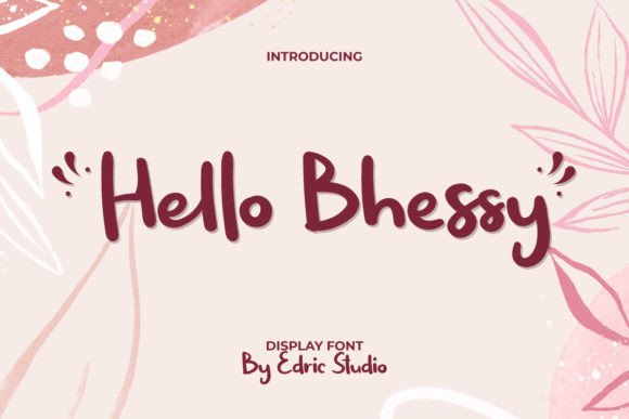 Hello Bhessy Font - Featured Image
