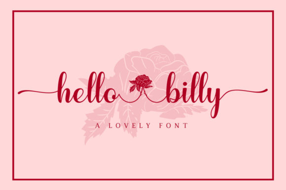 Hello Billy Font - Featured Image