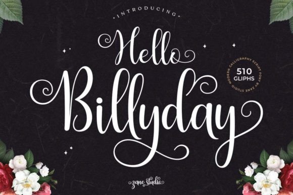 Hello Billyday Font - Featured Image