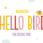 Hello Bird Font - Featured Image