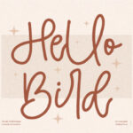 Hello Bird Font - Featured Image