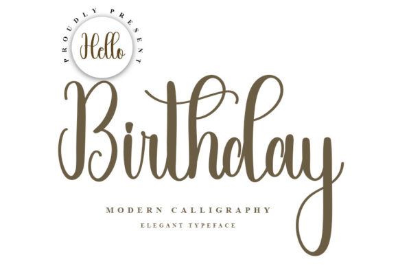 Hello Birthday Font - Featured Image