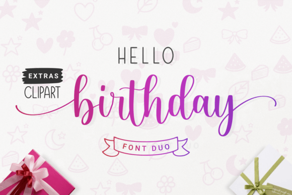 Hello Birthday Font - Featured Image