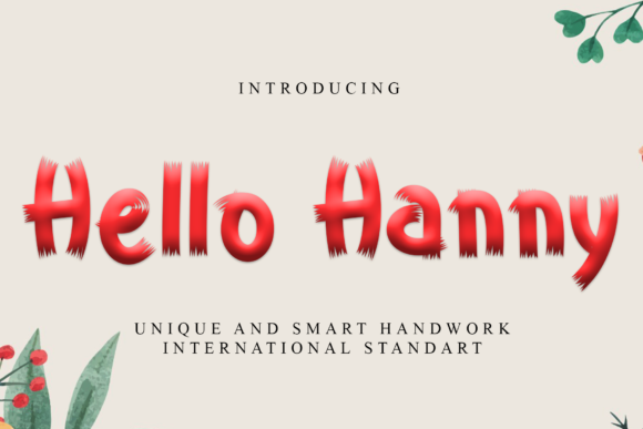 Hello Hanny Font - Featured Image