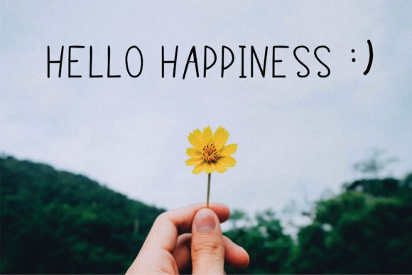 Hello Happiness Font - Featured Image