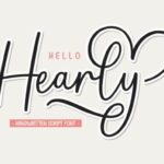 Hello Hearly Font - Featured Image